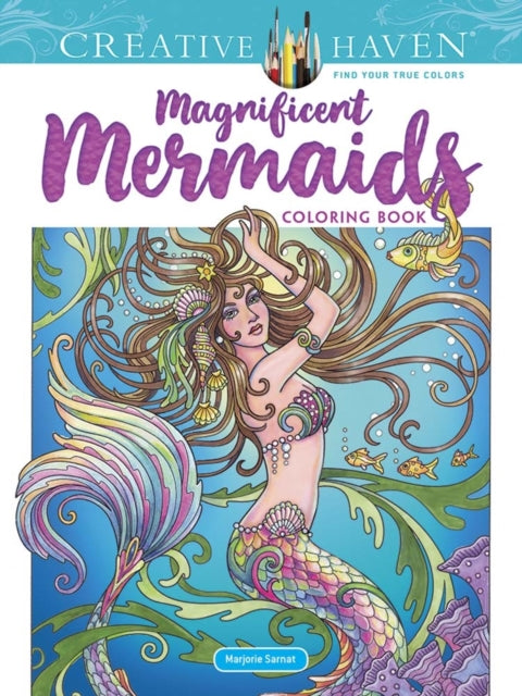 Creative Haven Magnificent Mermaids Coloring Book