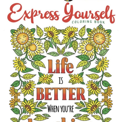 Creative Haven Express Yourself! Coloring Book