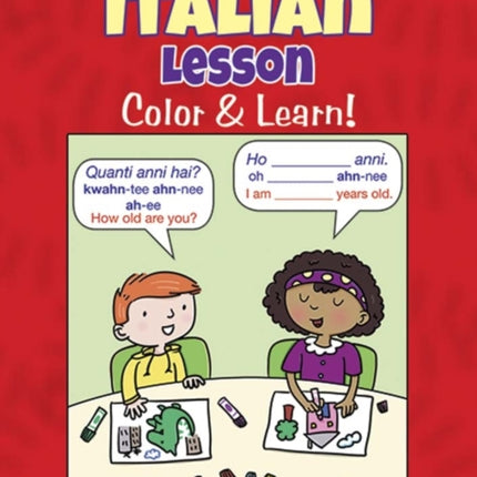 My First Italian Lesson: Color & Learn!