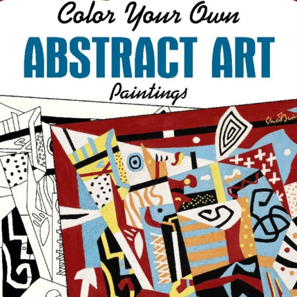 Dover: Masterworks Color Your Own Abstract Art Paintings