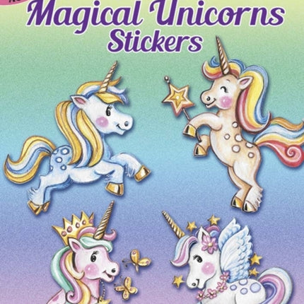 Glitter Magical Unicorns Stickers