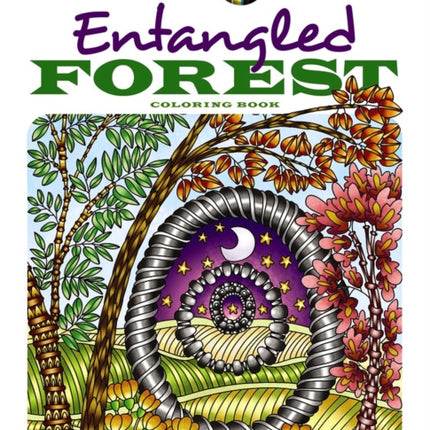 Creative Haven Entangled Forest Coloring Book