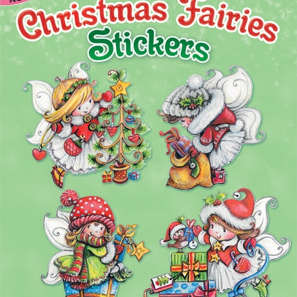 Glitter Christmas Fairies Stickers