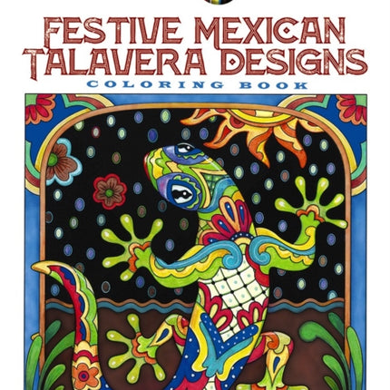 Creative Haven Festive Mexican Talavera Designs Coloring Book