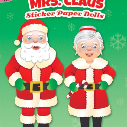 Santa & Mrs. Claus Sticker Paper Dolls