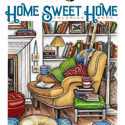 Creative Haven Home Sweet Home Coloring Book