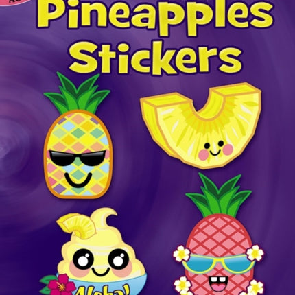 Glitter Pineapples Stickers