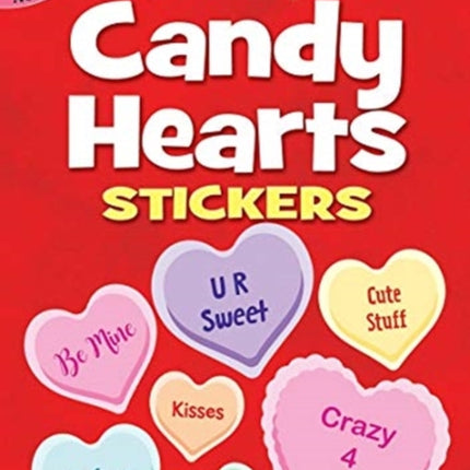 Glitter Candy Hearts Stickers