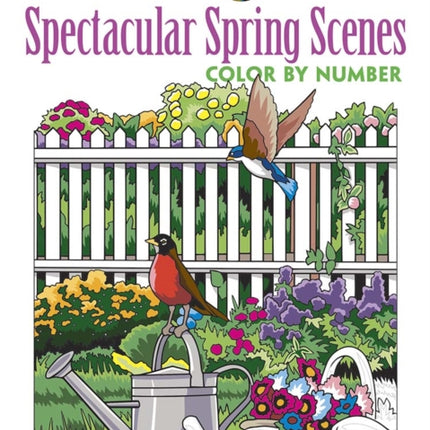 Creative Haven Spectacular Spring Scenes Color by Number