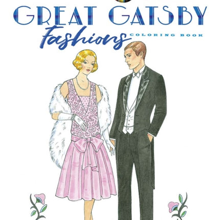 Creative Haven Great Gatsby Fashions Coloring Book