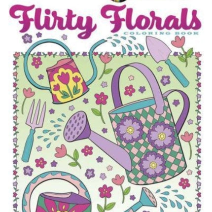 Creative Haven Flirty Florals Coloring Book