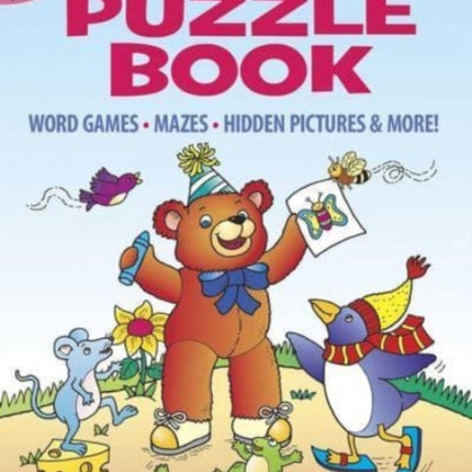 My First Little Puzzle Book: Word Games, Mazes, Spot the Difference, & More!