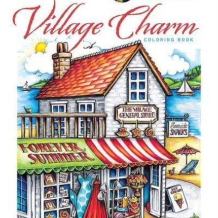 Creative Haven Village Charm Coloring Book