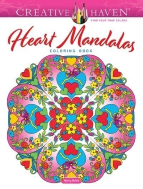 Creative Haven Heart Mandalas Coloring Book