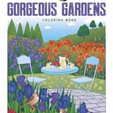 Creative Haven Gorgeous Gardens Coloring Book