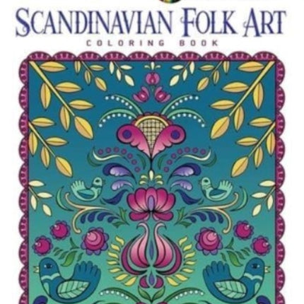 Creative Haven Scandinavian Folk Art Coloring Book