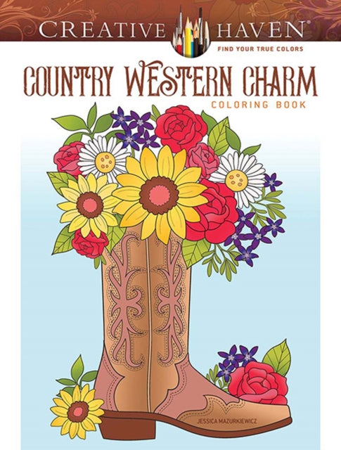 Creative Haven Country Western Charm Coloring Book