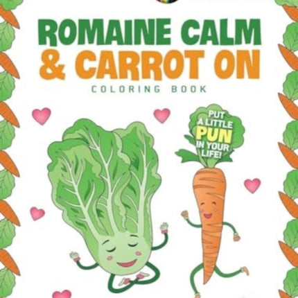 Creative Haven Romaine Calm  Carrot on Coloring Book Put a Lttle Pun in Your Life