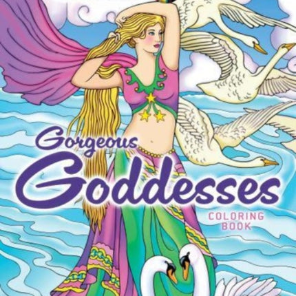 Creative Haven Gorgeous Goddesses Coloring Book