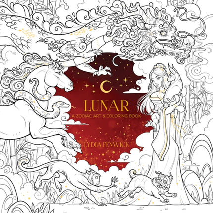 Lunar A Zodiac Art  Coloring Book