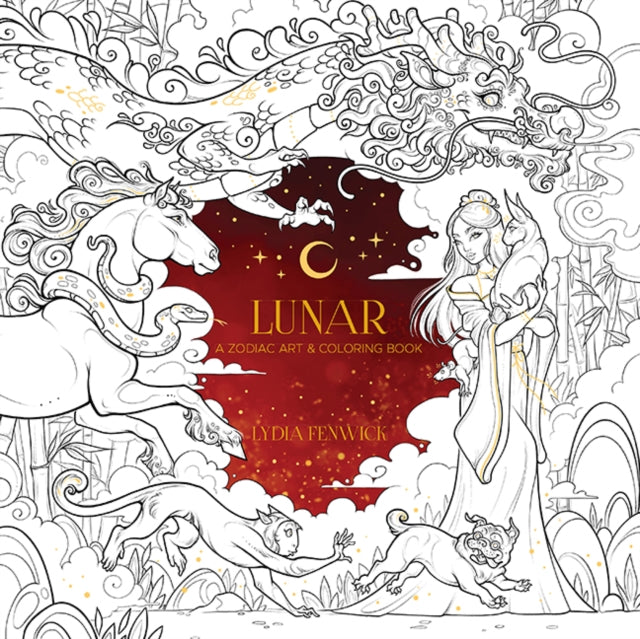 Lunar A Zodiac Art  Coloring Book