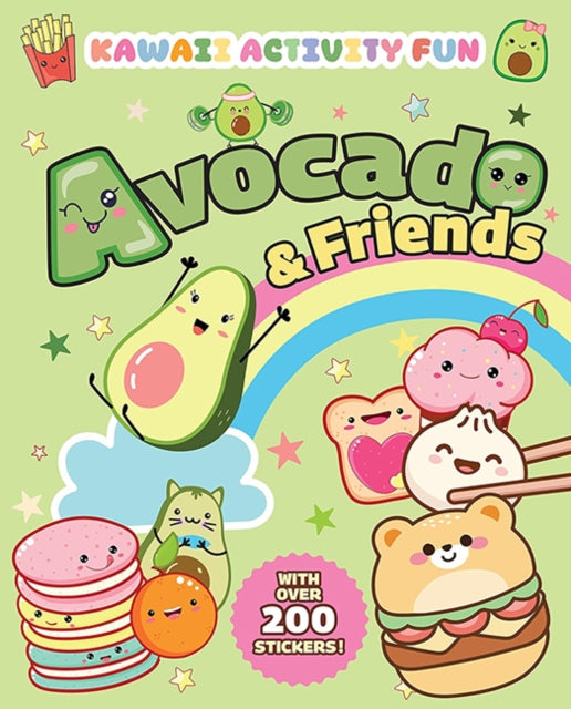 Avocado  Friends Kawaii Activity Fun with Over