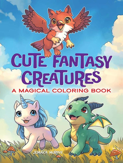 Cute Fantasy Creatures A Magical Coloring Book