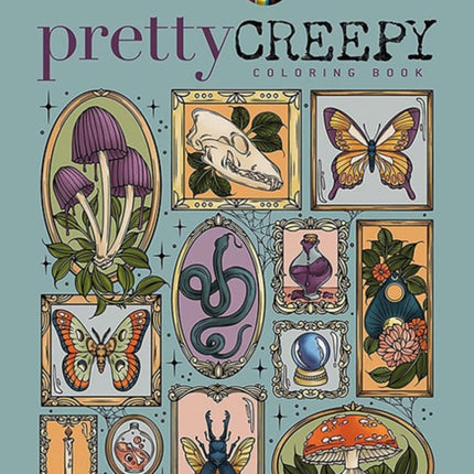 Creative Haven Pretty Creepy Coloring Book