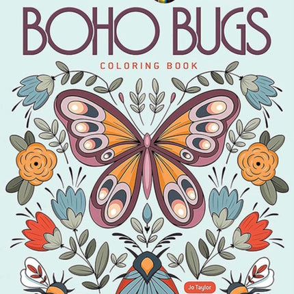 Creative Haven Boho Bugs Coloring Book