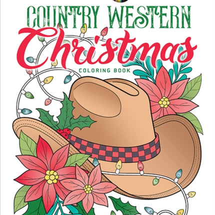 Creative Haven Country Western Christmas Coloring Book