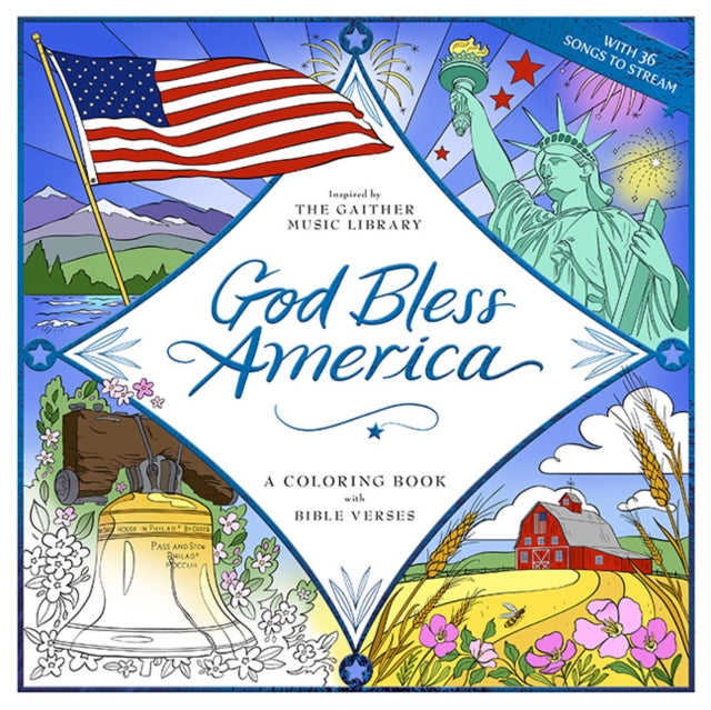 God Bless America A Coloring Book with Bible Verses