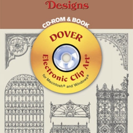 Decorative Ironwork Designs CDRom Dover Electronic Clip Art