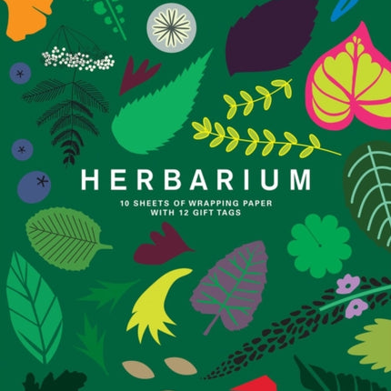 Herbarium: Gift Wrapping Paper Book: 10 Sheets of Wrapping Paper with 12 Gift Tags