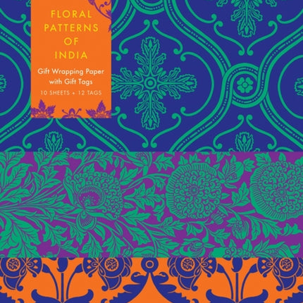 Floral Patterns of India Gift Wrapping Paper Book