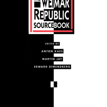 The Weimar Republic Sourcebook