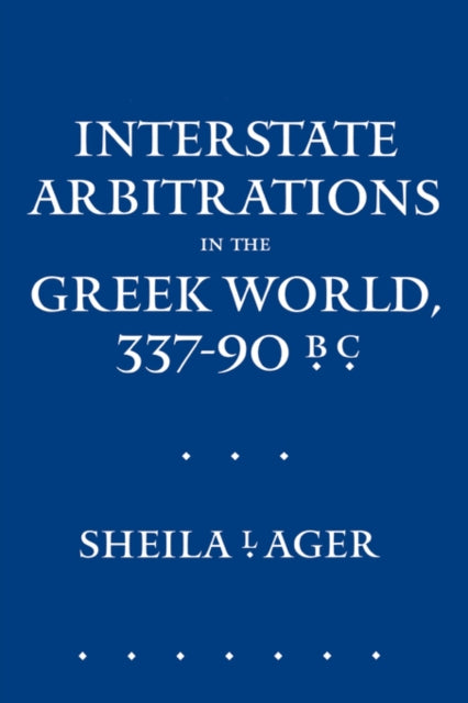 Interstate Arbitrations in the Greek World 33790