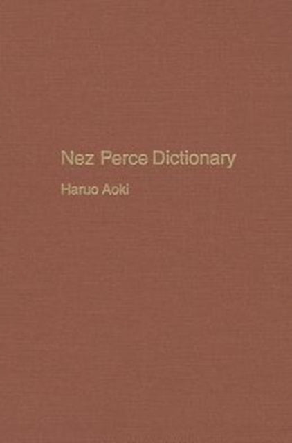 Nez Perce Dictionary