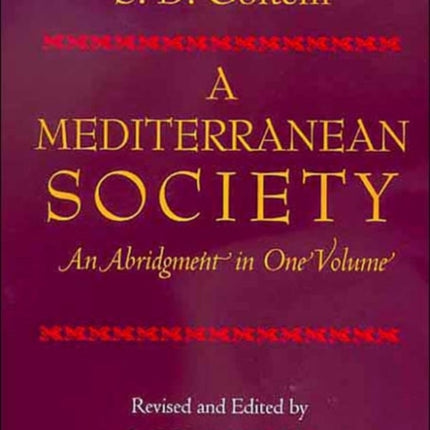 A Mediterranean Society an Abridgment in One