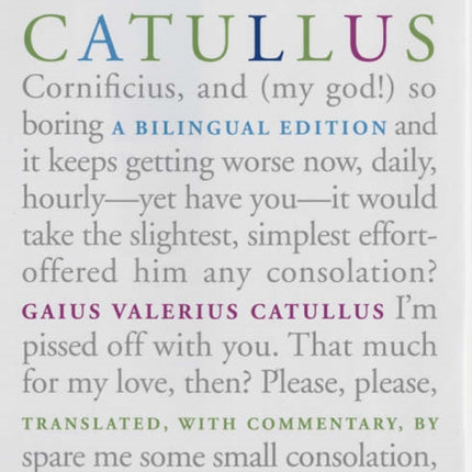 The Poems of Catullus: A Bilingual Edition