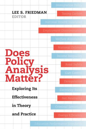 Does Policy Analysis Matter Exploring Its Effectiveness in Theory and Practice 10 Wildavsky Forum Series