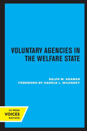 Voluntary Agencies in the Welfare State