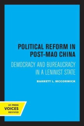 Political Reform in PostMao China