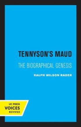 Tennysons Maud