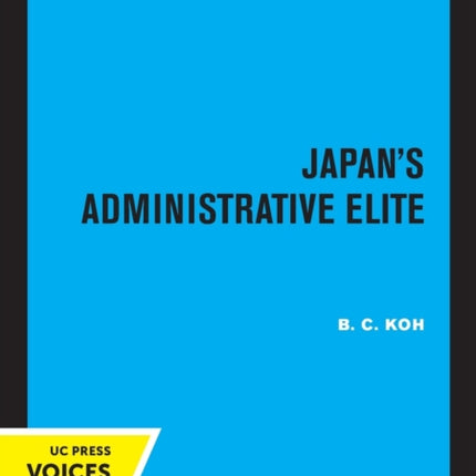 Japans Administrative Elite
