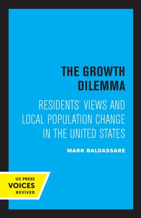 The Growth Dilemma