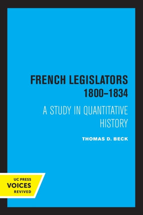 French Legislators 1800  1834