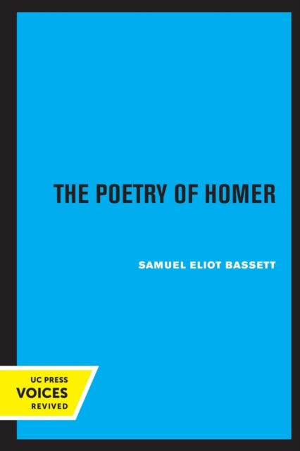 The Poetry of Homer