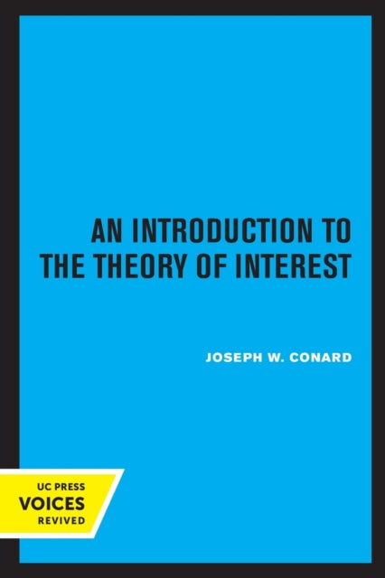 Introduction to the Theory of Interest