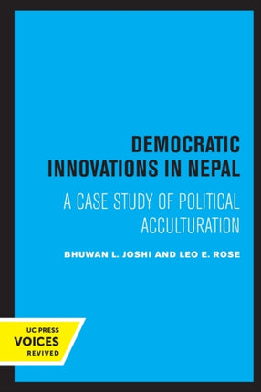 Democratic Innovations in Nepal: A Case Study of Political Acculturation