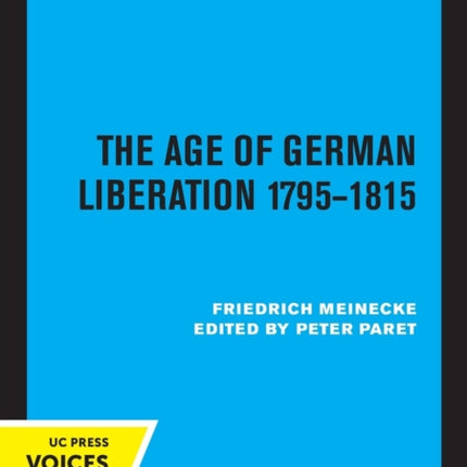The Age of German Liberation 17951815